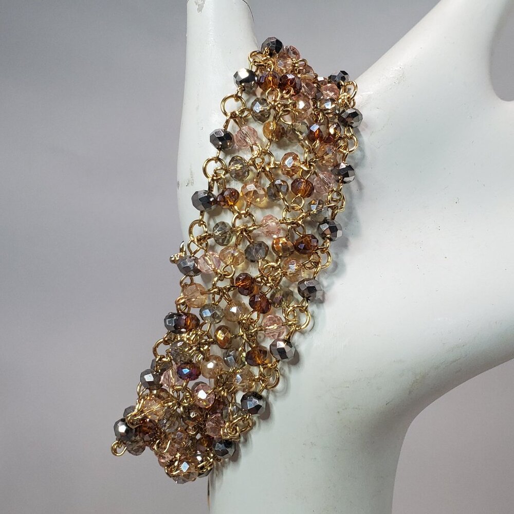 Ali Khan Glass multi color Beaded Bracelet